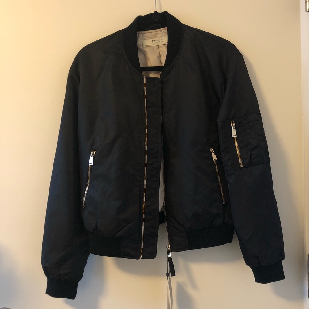 NWT ZARA BOMBER JACKET